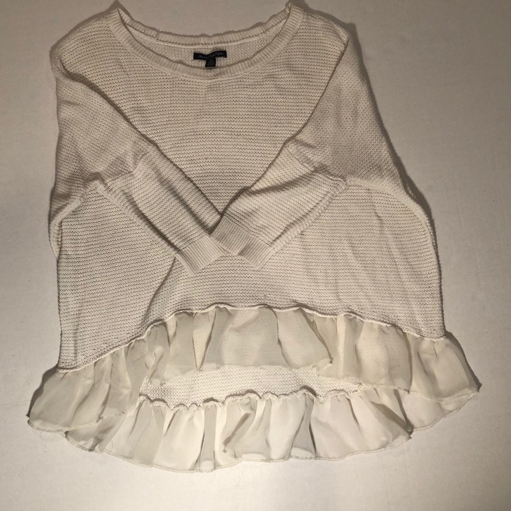 White American Eagle Sweater sz S
